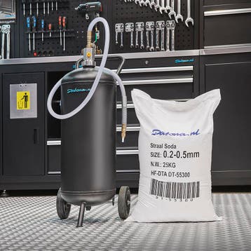 Datona Combivoordeel: Soda straalketel - 26 liter + 20 kg, Ophalen of Verzenden, Nieuw