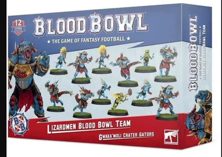 Warhammer Lizardmen Bowl Team (Warhammer nieuw), Hobby en Vrije tijd, Wargaming, Ophalen of Verzenden