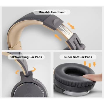 Pro Studio Koptelefoon met 6.35mm en 3.5mm AUX Aansluiting -, Verzenden, Nieuw