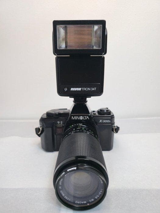 Minolta X-300s + 70-210mm + acc. | Analoge camera, Audio, Tv en Foto, Fotocamera's Analoog