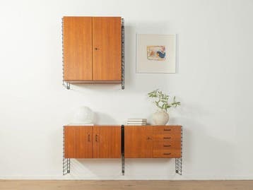 Musterring - Wandrek - Teak - Wandmeubel uit de jaren zestig
