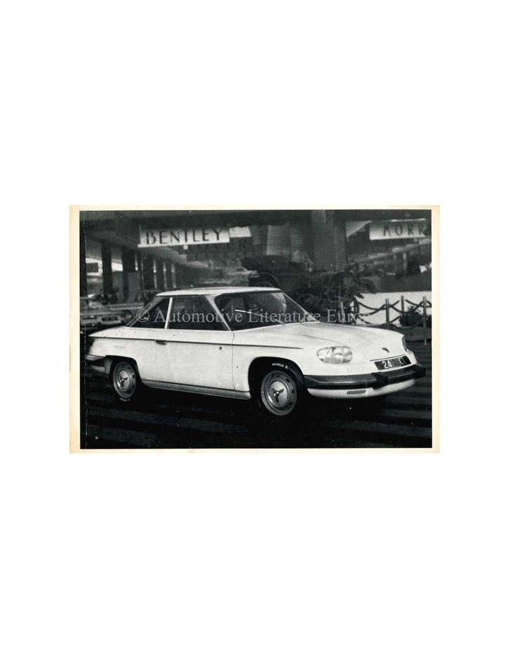 197? PANHARD 24 BROCHURE / FOTO NEDERLANDS, Livres, Autos | Brochures & Magazines, Enlèvement ou Envoi