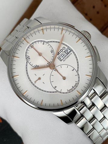 Mido - Baroncelli Chronograph Automatic - M8607.4.10.1 -, Handtassen en Accessoires, Horloges | Heren, Nieuw