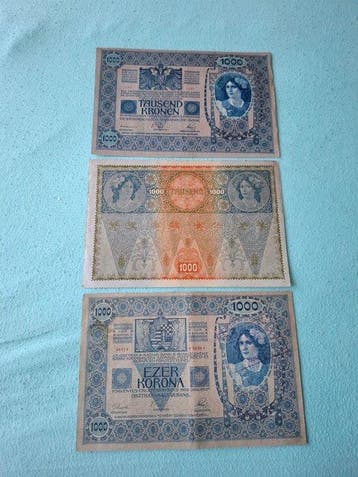 Autriche. - 8 banknotes - various dates (Sans prix de