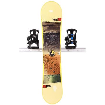 120 130 kinder snowboard HEAD FLOCKA 4D, White, ROCKER, Verzenden