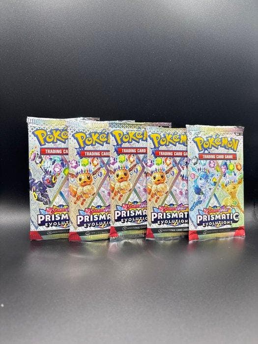 Pokémon - 5 Booster pack - Prismatic Evolutions booster pack, Hobby & Loisirs créatifs, Jeux de cartes à collectionner | Pokémon