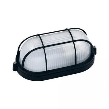 HLW LED TOROS Bulkhead lamp | E27 | Max. 60W | IP54 | Zwart, Verzenden, Nieuw