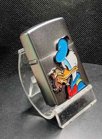 Zippo White Frost - Donald Duck - Zonder minimumprijs -