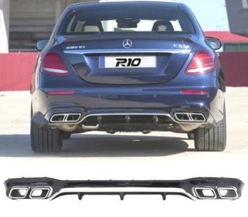 Diffuseur Arrière Mb Classe E W213 Amg 16-19 Look E63 + Embo, Autos : Pièces & Accessoires, Verzenden