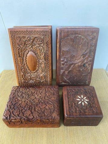 Boîte à bijoux (4) - Rétro - Bois