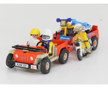 Playmobil 3478 crossmotorenset VVP #9574 (Kinderspeelgoed), Ophalen of Verzenden