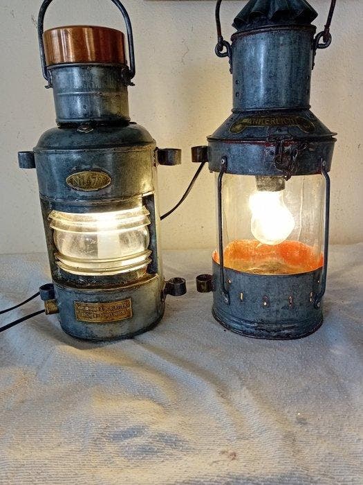 Objets maritimes - AHLEMANN & SCHLATTER BREMEN - Acier, Antiquités & Art, Curiosités & Brocante