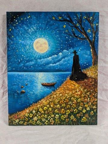Michele Luna (1980) - di notte, Antiek en Kunst