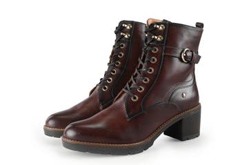 Pikolinos Veterboots in maat 38 Bruin, Kleding | Dames, Bruin, Verzenden, Overige typen, Zo goed als nieuw
