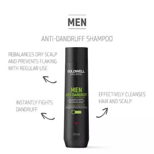 Goldwell Dualsenses For Men Anti-Dandruff Shampoo, Handtassen en Accessoires, Uiterlijk | Haarverzorging, Gel, Wax, Haarlak of Mousse