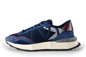 Valentino Sneakers in maat 45 Blauw, Kleding | Heren, Valentino, Zo goed als nieuw, Sneakers, Verzenden