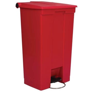 Pedaalemmer | Kunststof (Rood) | 87L | Klapdeksel |, Verzenden, Nieuw in verpakking