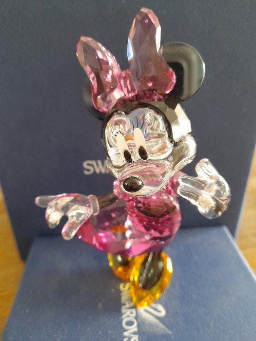 Swarovski - Beeldje - Minnie Mouse - Colored Edition -, Antiquités & Art, Curiosités & Brocante