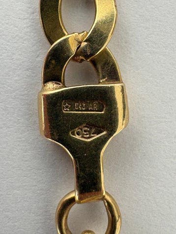 Collier - 18 carats Or jaune - 23 g - maillot grumetta