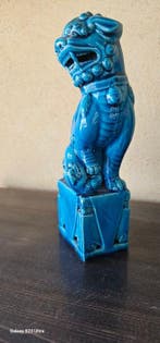 Paar Chinese beschermleeuwen (Foo Dogs) - 21 cm -