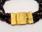 Zonder minimumprijs - Armband Art Deco - Zilver - Rode
