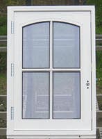 padoek houten raam , chassis , venster ,kozijn 59 x 88 wit, Ophalen of Verzenden, Raamkozijn