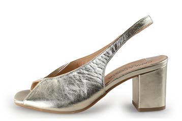 Camilacosta Slingbacks in maat 38 Zilver, Kleding | Dames, Overige kleuren, Verzenden, Camila'costa, Zo goed als nieuw