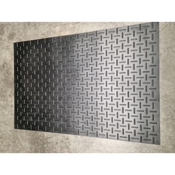 Tapis décurie en caoutchouc plein 1220 x 1830 x 17 mm,
