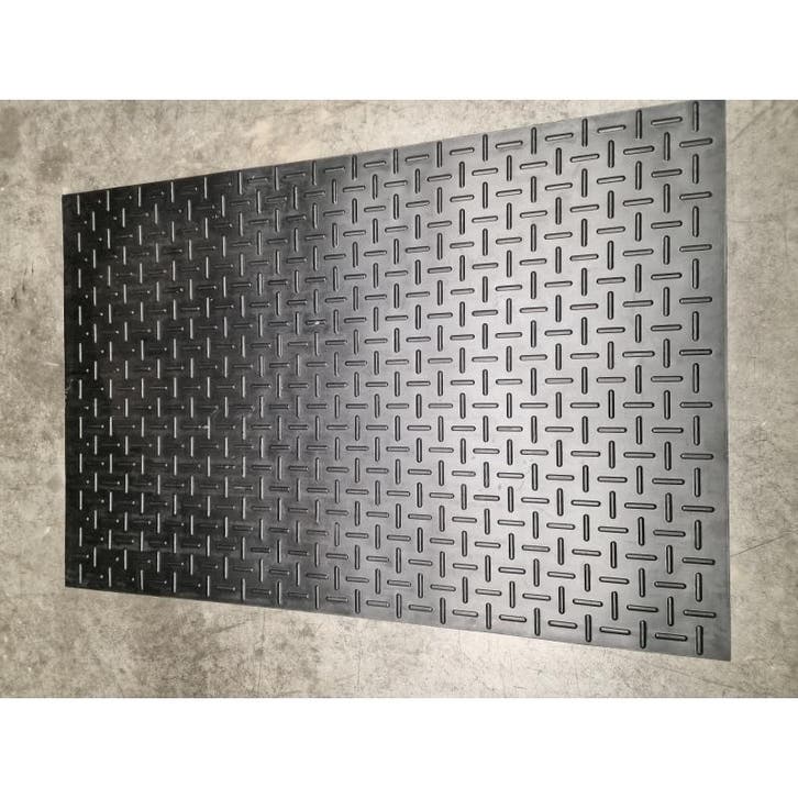 Tapis décurie en caoutchouc plein 1220 x 1830 x 17 mm,, Animaux & Accessoires, Box & Pâturages