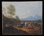 Italiaanse school (XVIII) - Paesaggi pastorale