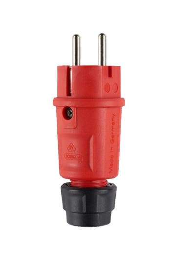Abl Hightech Ip54 Schuko Prise Rouge Avec Double Mise À La, Verzenden