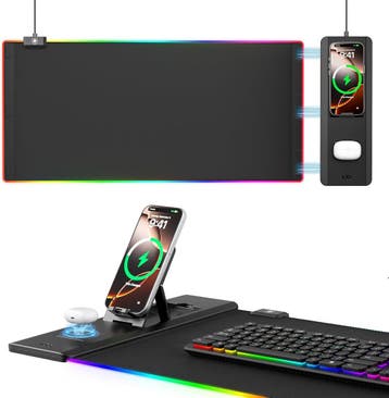 RGB Gaming Mat + Lader | Retour Deal | 40% Korting, Verzenden, Zo goed als nieuw