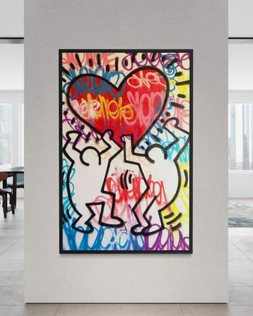 Gunnar Zyl - Heart / Keith Haring & Zyl XXL