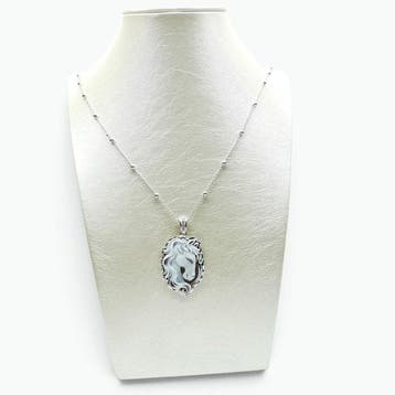 Zilver - Ketting met hanger - Italiaans ambacht