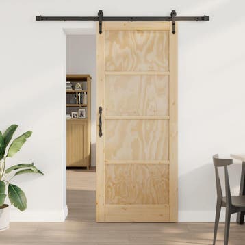 vidaXL Schuifdeur ORKDAL 86 x 211 cm Massief grenenhout, Verzenden