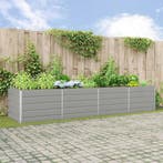 vidaXL Plantenbak Lichtgrijs 385 x 100 x 75 cm Gegevens, Tuin en Terras, Verzenden, Nieuw