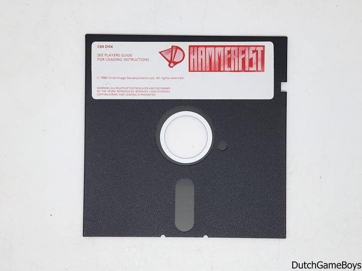 Commodore C64 - Hammerfist - 5,25 Disk, Games en Spelcomputers, Games | Overige, Gebruikt, Verzenden