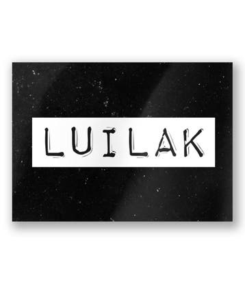 Wenskaart Luilak 15cm, Verzenden, Nieuw