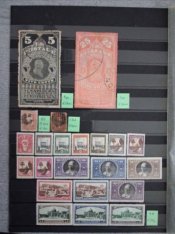 Monde - Collection de timbres de haute valeur. Cw €24620.