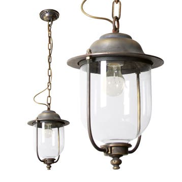 Buitenverlichting brons-koper Verandalamp Brons Lindau XL, Verzenden, Nieuw