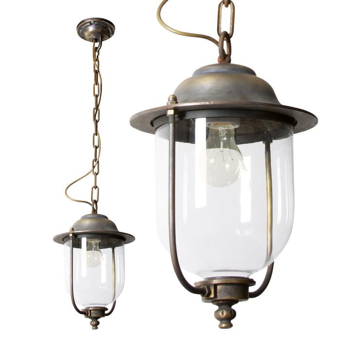 Buitenverlichting brons-koper Verandalamp Brons Lindau XL, Jardin & Terrasse, Éclairage extérieur, Envoi