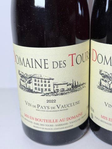 2022 E. Reynaud, Domaine des Tours, Vin de Pays de Vaucluse