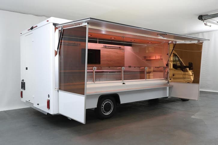 Marktwagen Borco voor vlees en delicatesen ref 66272, Zakelijke goederen, Stock en Retail | Verkoopwagens