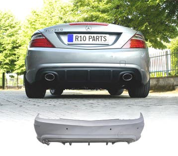 PARE-CHOCS ARRIÈRE MERCEDES SLK R172 11-15 LOOK AMG SORTIE S, Verzenden