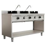 Wokfornuis | Gas | 3 Branders (3x 15kW) | Waterkranen |, Verzenden, Nieuw in verpakking