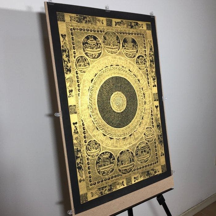 Painting of Tibetan Tradition - Refined Masterpiece Thangka, Antiquités & Art, Art | Objets design