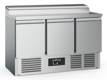 Saladette RVS 392L | 3 deurs | 8x 1/6 GN | Statisch |, Verzenden, Nieuw in verpakking