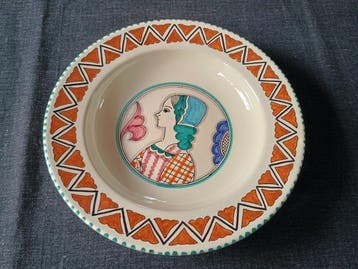 Cecconi Orvieto - Tafelservies (18) - Majolica - Met de hand