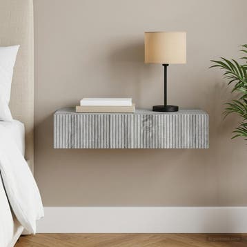 vidaXL Wandgemonteerde Zijtafel 87,5 x 34,5 x 17 cm Bewerkt, Verzenden, Nieuw