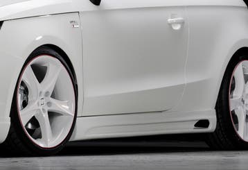 Rieger side skirt | geschikt voor Audi A1 8X | ABS Rechts, Autos : Pièces & Accessoires, Verzenden